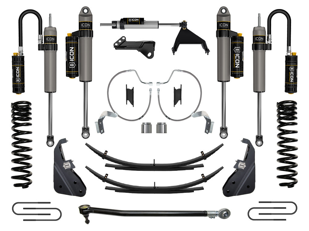 2023-2025 Ford F-250/F-350 Super Duty 4WD Gas 4.5 Inch Lift Suspension System W/ Expansion Packs Icon Vehicle Dynamics