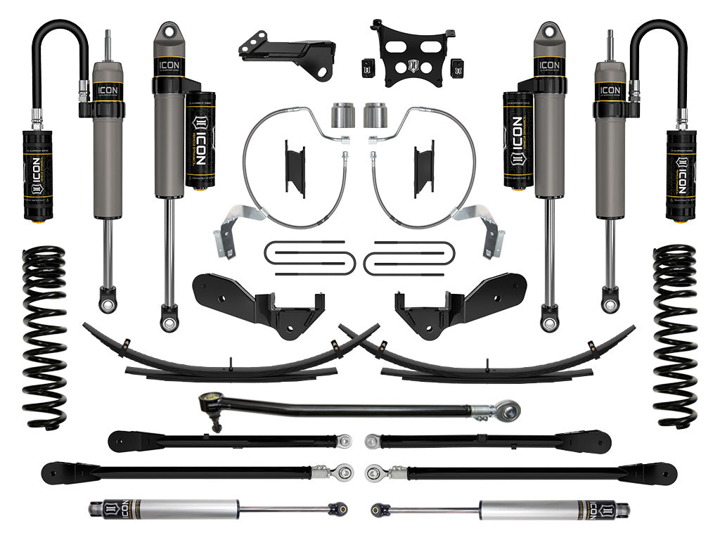 2023-2025 Ford F-250/F-350 Super Duty 4WD Gas 4.5 Inch Lift Suspension System W/ Expansion Packs Icon Vehicle Dynamics