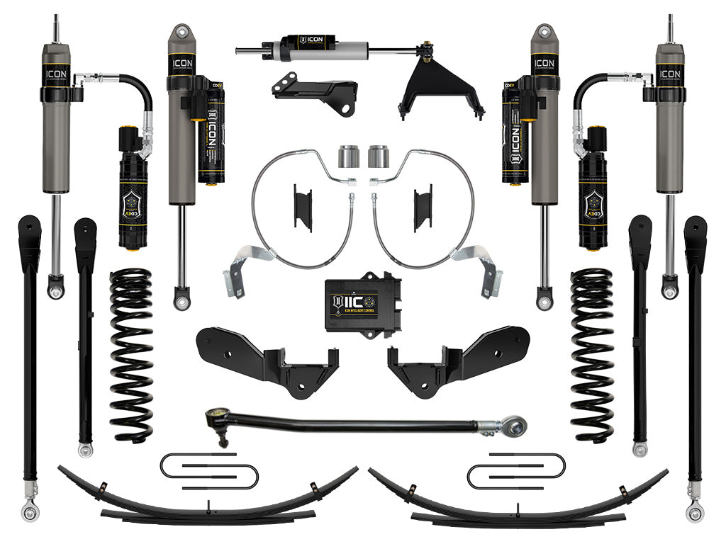 2023-2025 Ford F-250/F-350 Super Duty 4WD Gas 4.5 Inch Lift Suspension System W/ Expansion Packs Icon Vehicle Dynamics