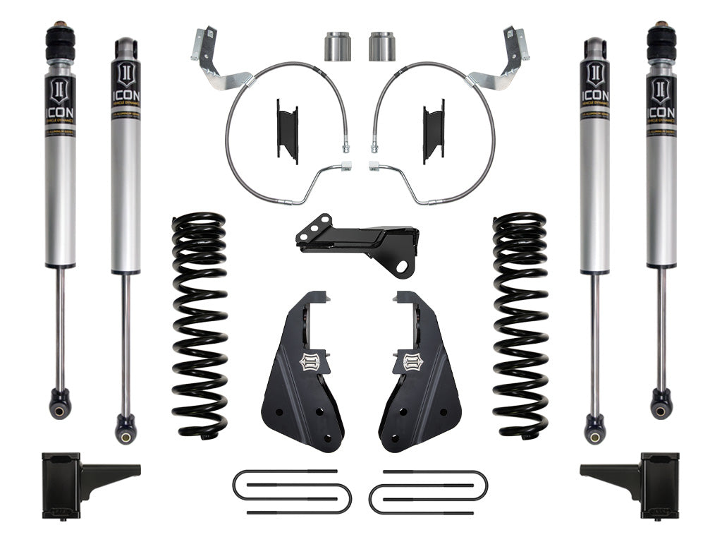 2023-2025 Ford F-250/F-350 Super Duty 4WD Diesel 4.5 Inch Lift Suspension System Icon Vehicle Dynamics
