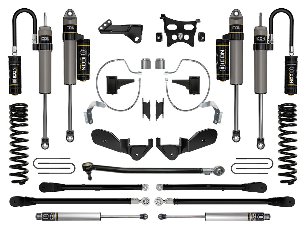 2023-2025 Ford F-250/F-350 Super Duty 4WD Diesel 4.5 Inch Lift Suspension System Icon Vehicle Dynamics