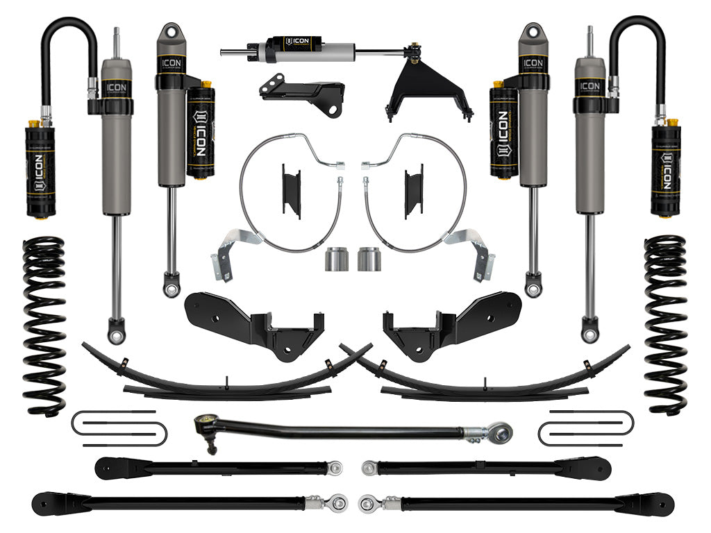 2023-2025 Ford F-250/F-350 Super Duty 4WD Diesel 4.5 Inch Lift Suspension System W/ Expansion Packs Icon Vehicle Dynamics
