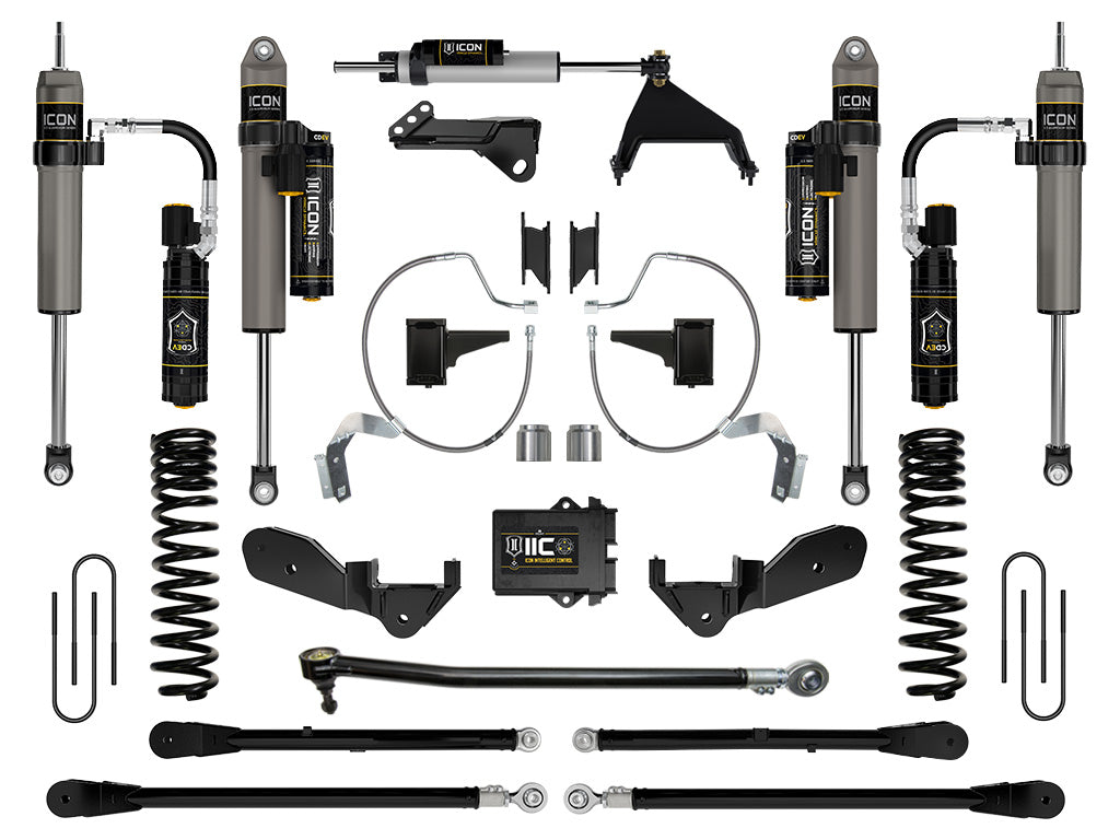 2023-2025 Ford F-250/F-350 Super Duty 4WD Diesel 4.5 Inch Lift Suspension System Icon Vehicle Dynamics