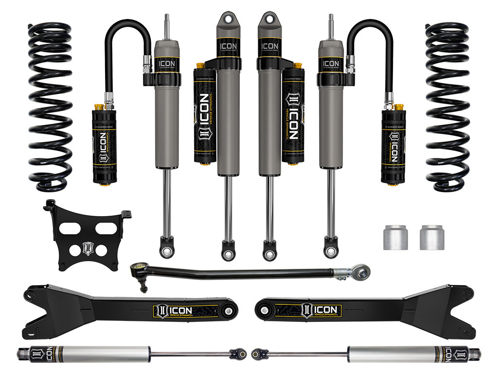 2023-2025 Ford F-250/F-350 Super Duty 4WD Diesel 2.5 Inch Lift Suspension System W/ Radius Arms Icon Vehicle Dynamics
