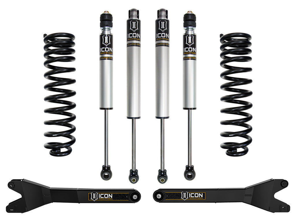 2023-2025 Ford F-250/F-350 Super Duty 4WD Gas 2.5 Inch Lift Suspension System W/ Radius Arms Icon Vehicle Dynamics