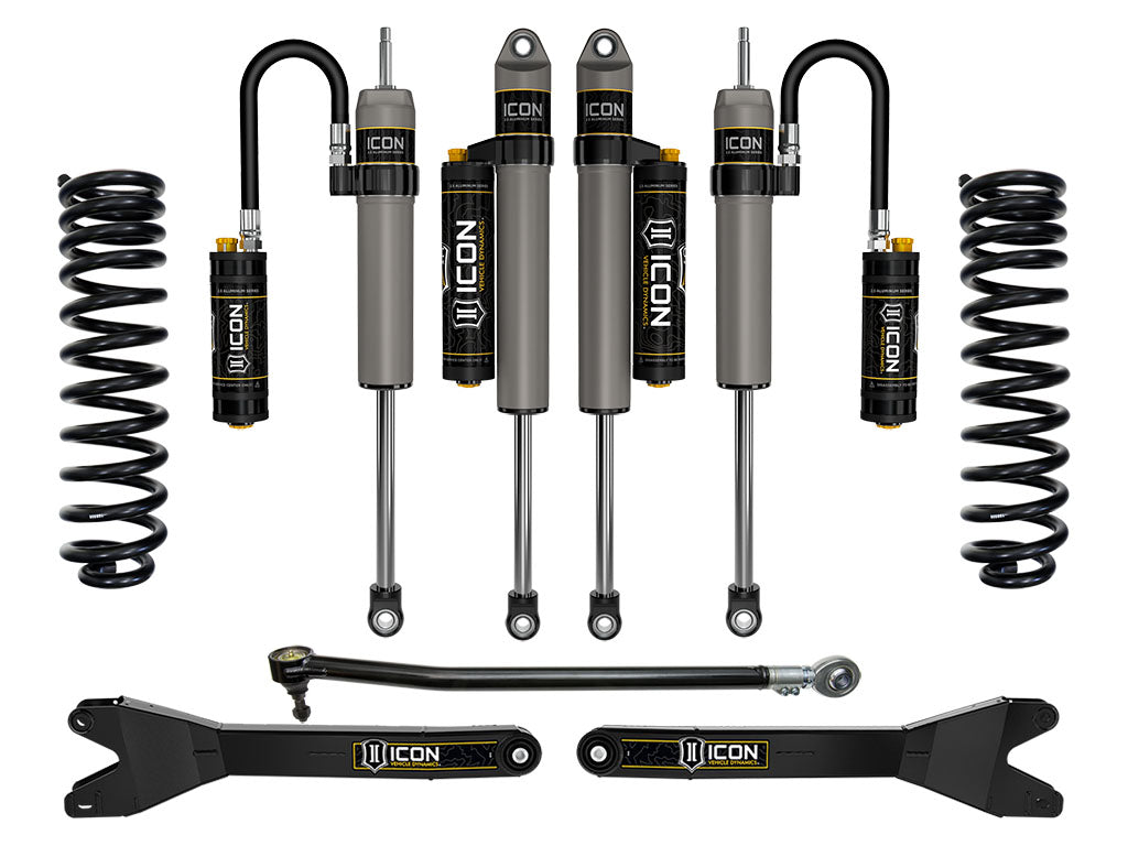 2023-2025 Ford F-250/F-350 Super Duty 4WD Gas 2.5 Inch Lift Suspension System W/ Radius Arms Icon Vehicle Dynamics