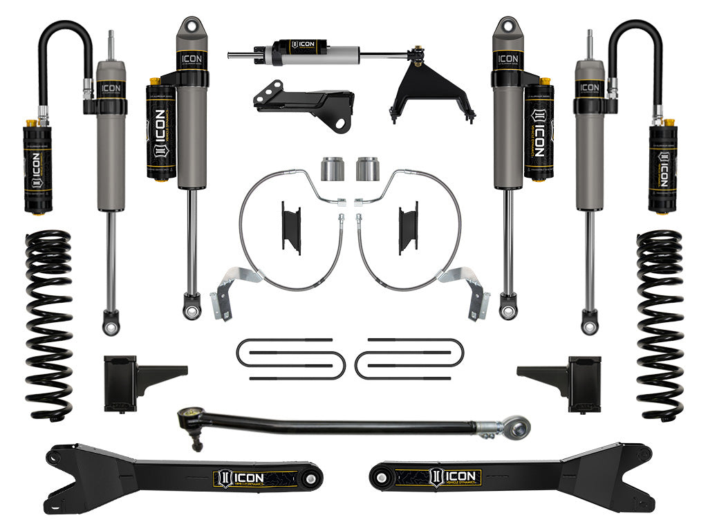 2023-2025 Ford F-250/F-350 Super Duty 4WD Diesel 4.5 Inch Lift Suspension System W/ Radius Arms Icon Vehicle Dynamics