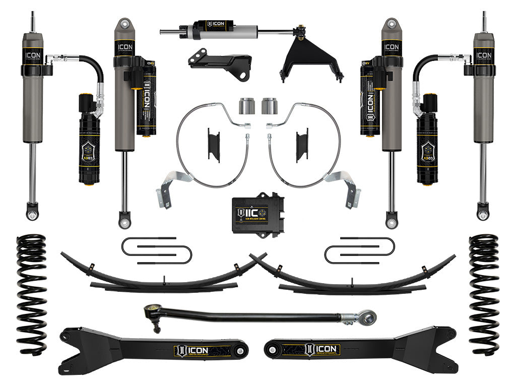 2023-2025 Ford F-250/F-350 Super Duty 4WD Diesel 4.5 Inch Lift Suspension System W/ Radius Arms Icon Vehicle Dynamics