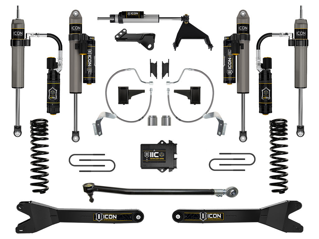2023-2025 Ford F-250/F-350 Super Duty 4WD Diesel 4.5 Inch Lift Suspension System W/ Radius Arms Icon Vehicle Dynamics