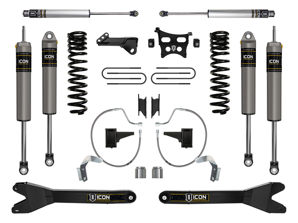 2023-2025 Ford F-250/F-350 Super Duty 4WD Gas 2.5 Inch Lift Suspension System W/ Radius Arms Icon Vehicle Dynamics