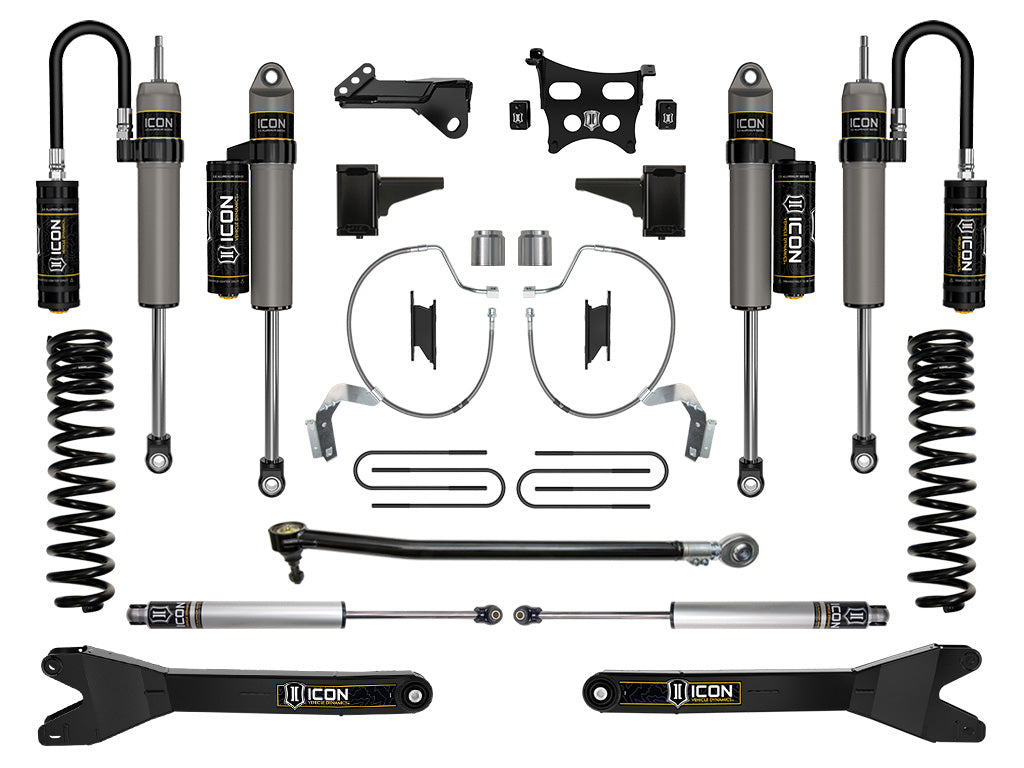 2023-2025 Ford F-250/F-350 Super Duty 4WD Gas 2.5 Inch Lift Suspension System W/ Radius Arms Icon Vehicle Dynamics