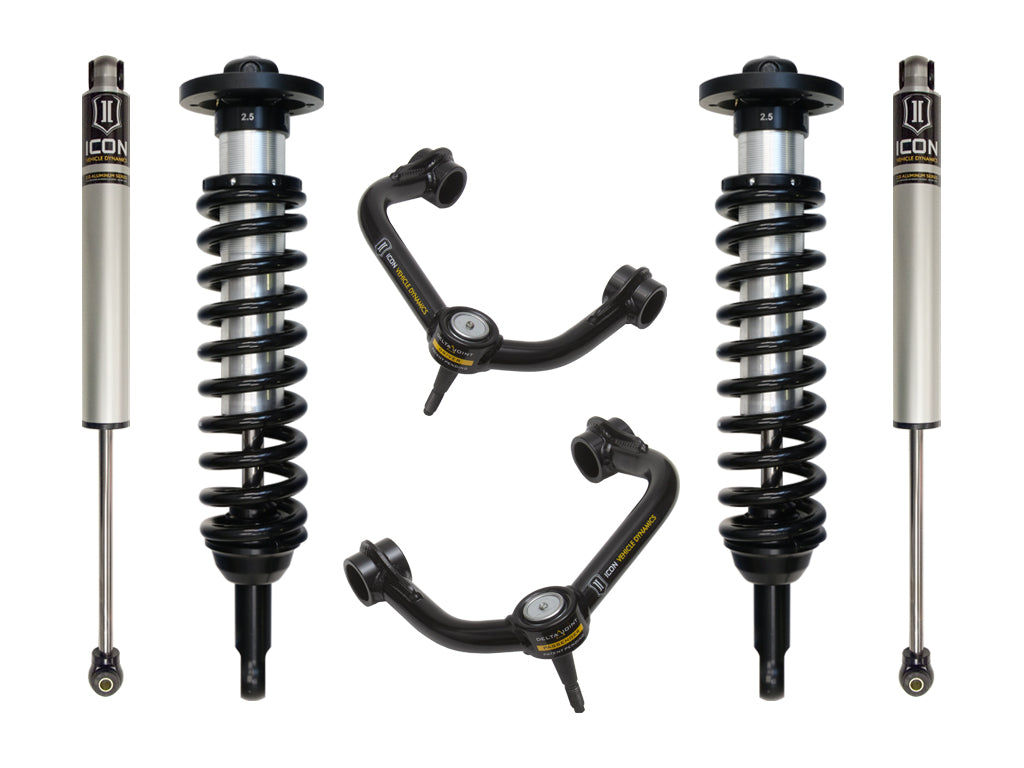 04-08 Ford F150 4WD 0-2.63 Inch Stage 2 Suspension System W Tubular UCA Icon Vehicle Dynamics