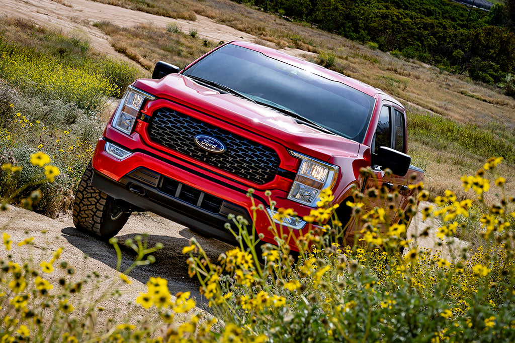 2021-2024 Ford F-150 4WD 3.5-4.5 Inch Lift Stage 2 Suspension System Billet Icon Vehicle Dynamics