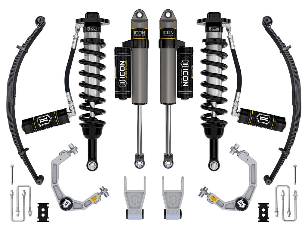 2021-2024 Ford F-150 Tremor 2.5-3 Inch Lift Stage 3 Suspension System Billet W/ Leaf Packs Icon Vehicle Dynamics