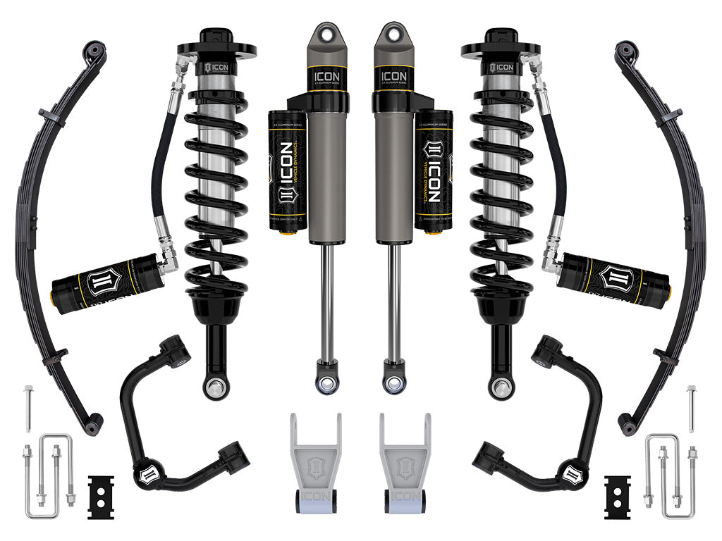 2021-2024 Ford F-150 Tremor 2.5-3 Inch Lift Stage 3 Suspension System Tubular W/ Leaf Packs Icon Vehicle Dynamics