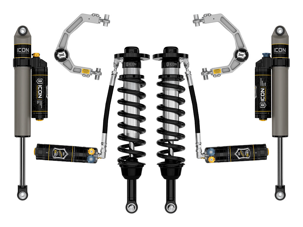 2021-2024 Ford F-150 Tremor 2.5-3 Inch Lift Stage 4 Suspension System Billet CDXS Icon Vehicle Dynamics