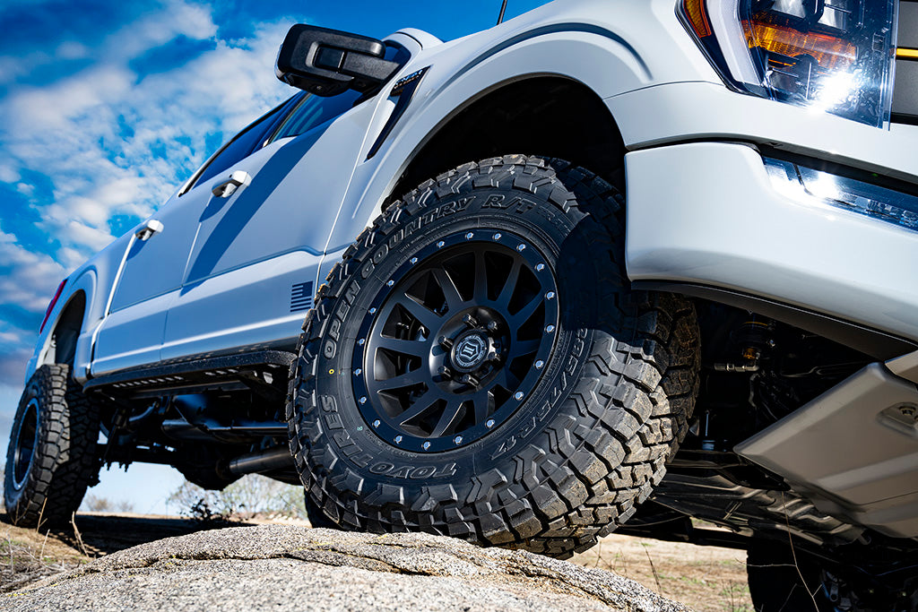 2021-2024 Ford F-150 Tremor 2.5-3 Inch Lift Stage 4 Suspension System Billet CDCV W/ Leaf Packs Icon Vehicle Dynamics
