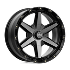 KM101 17X9 6X135/5.5 S-BLK GTCC -12MM