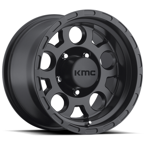 KM522 ENDURO 15X7 6X5.5 M-BLK -6MM