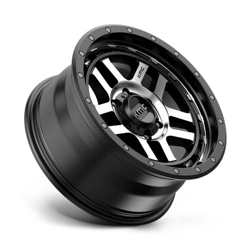 KM540 18X8.5 6X120 S-BLK MACH 00MM