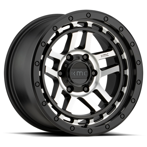 KM540 18X8.5 6X135 S-BLK MACH 00MM