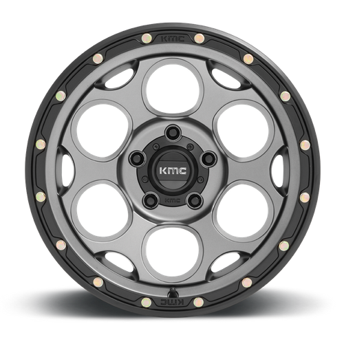 KM541 17X8.5 5X5.0 S-GRY BLK-LP 18MM