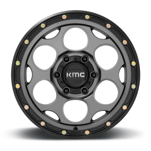 KM541 17X8.5 6X4.5 S-GRY BLK-LP 18MM
