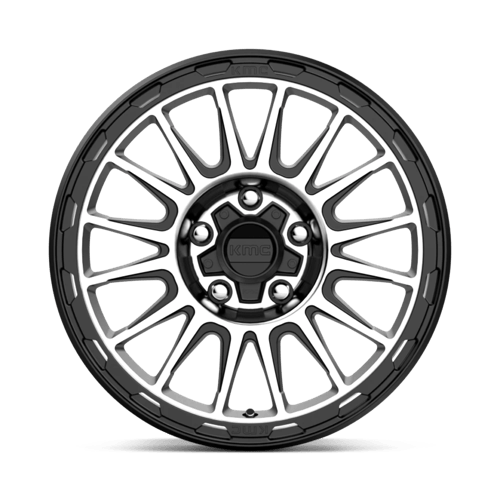 KM542 17X9 6X5.5 S-BLK MACH -12MM