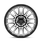 KM542 17X9 5X5.0 S-BLK MACH -12MM