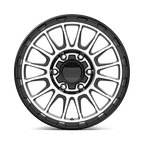 KM542 16X8 6X5.5 S-BLK MACH 00MM