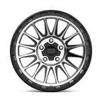 KM542 18X9 5X5.0 S-BLK MACH 00MM