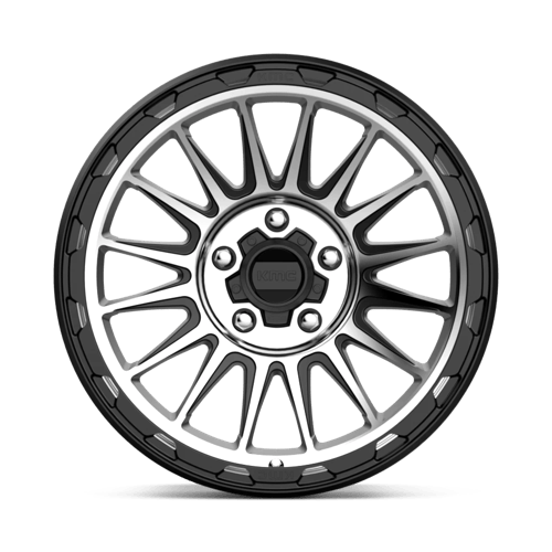 KM542 18X9 5X5.0 S-BLK MACH 00MM