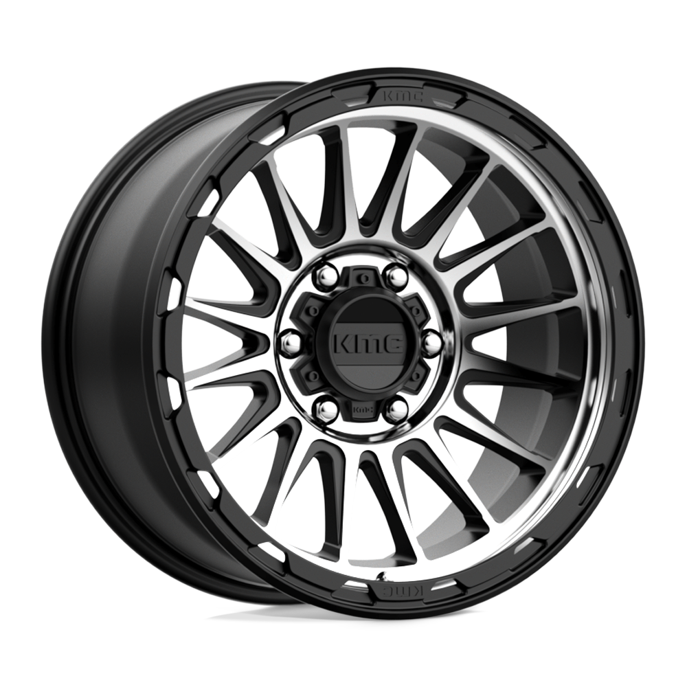 KM542 18X9 6X5.5 S-BLK MACH 00MM