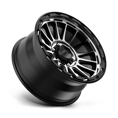 KM542 18X9 6X5.5 S-BLK MACH 00MM