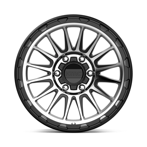 KM542 18X9 6X5.5 S-BLK MACH 00MM