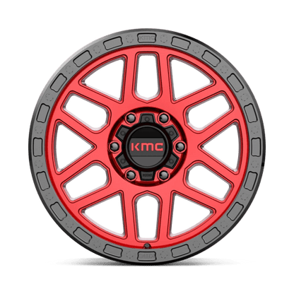 KM544 17X9 6X5.5 C-RED BLK-LP -12MM