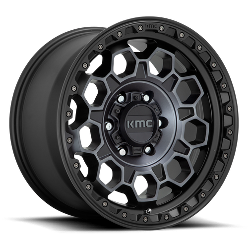 KM545 17X8 5X4.25 S-BLK GTCC 38MM