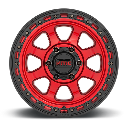 KM548 17X9 5X5.0 C-RED BLK-LP 00MM