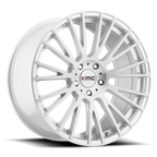 KM706 20X10 5X4.5 BRUSHED SLV 40MM