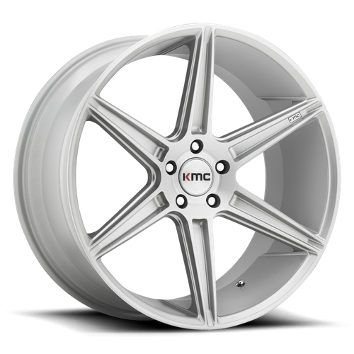 KM711 22X10.5 5X120 BRUSHED SLV 40MM