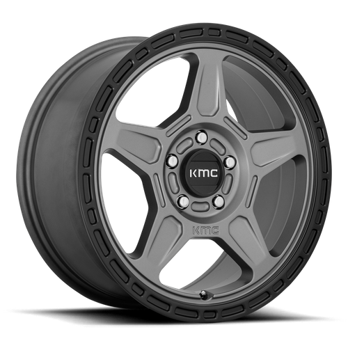 KM721 16X7 5X4.5 S-GRAY BLK LP 15MM
