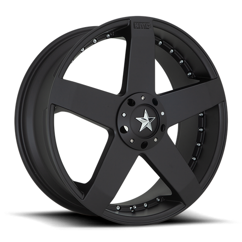 KM775 CAR 17X7.5 BLANK M-BLK +42 98-121