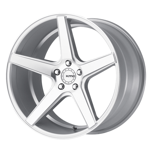 KM685 22X10.5 5X4.5 SLV/MACH FACE 40MM