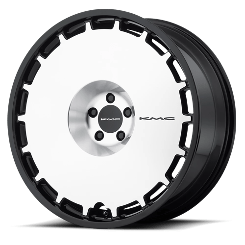 KM689 22X9 5X4.5 G-BLK MACH 38MM