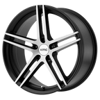 KM703 19X9.5 5X112 S-BLK BRUSH 35MM