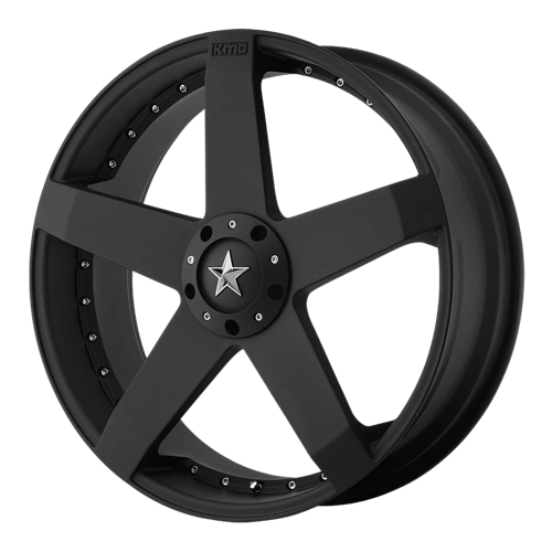 KM775 CAR 17X7.5 BLANK M-BLK +42 98-121