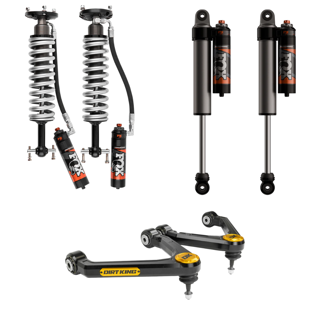 07-18 GM 1500 Dirt King Stage 3 Mid Travel Kit with Elite Fox Shocks