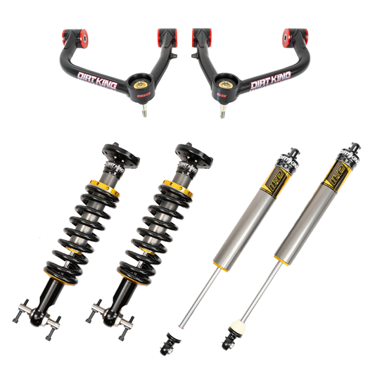 19-23 GM 1500 Dirt King Stage 1 Mid Travel Kit with Dirt King 2.0 IFP Shocks