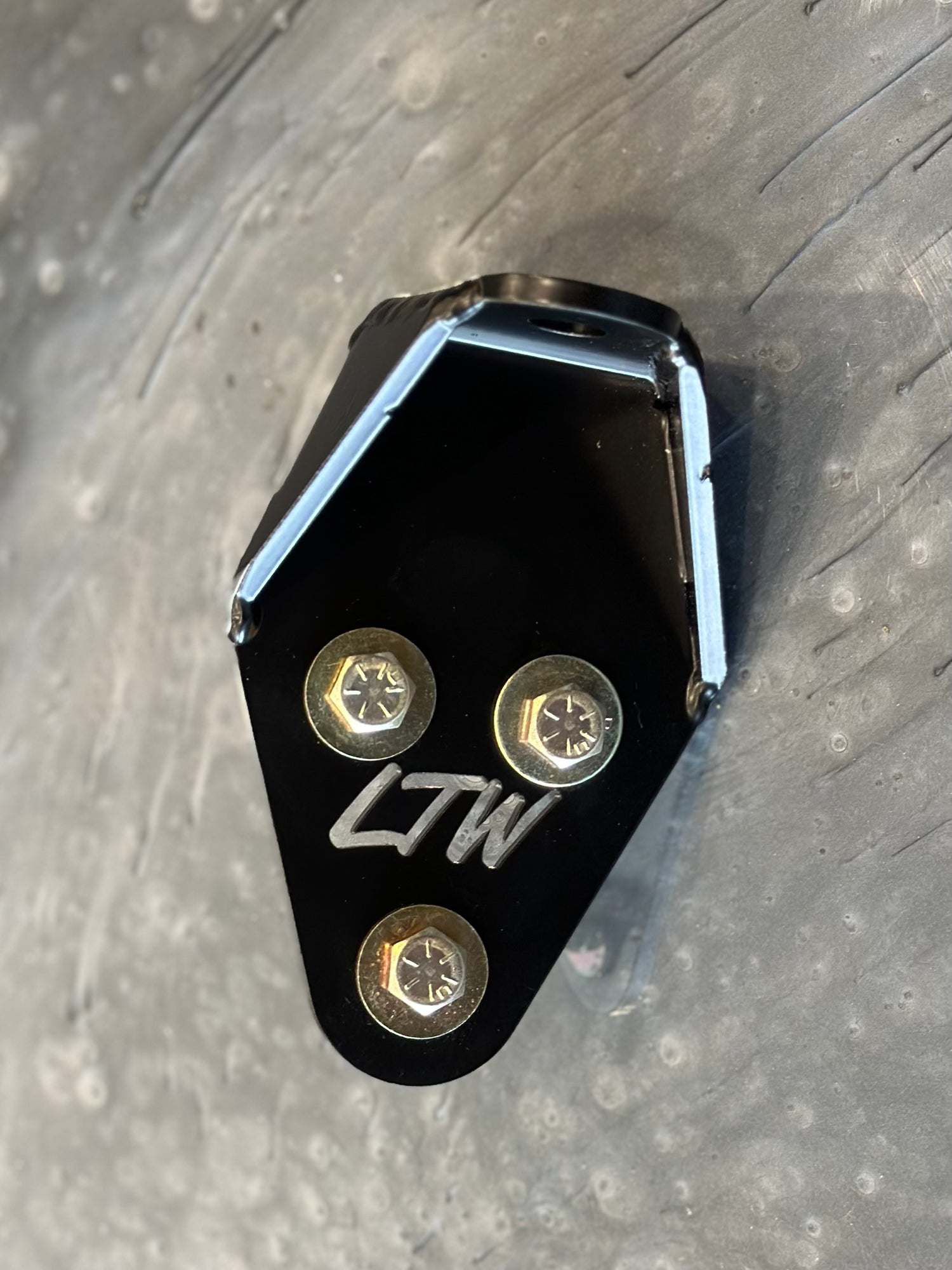 Black Powder Coated Whip Mount (Universal)-LTW Motorsports