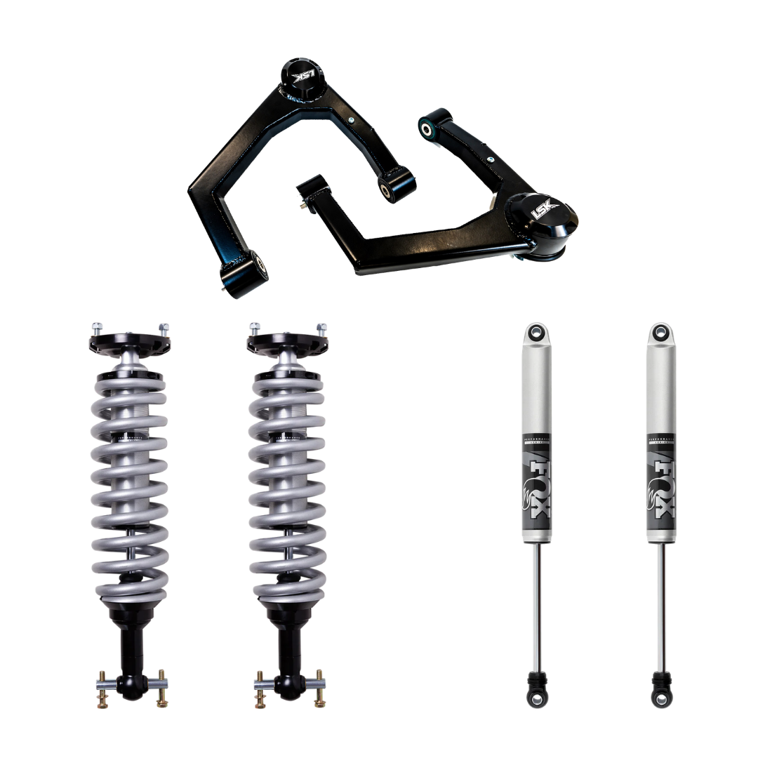 19-26 GM 1500 LSK Stage 1 Mid Travel Kit with Fox 2.5 IFP Shocks
